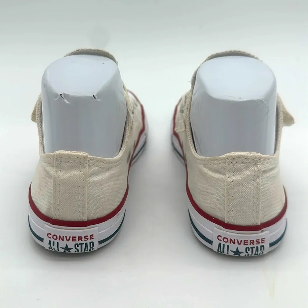 Converse White Chuck Taylor All-Star Easy On No Tie Classic Design Girls Size 3